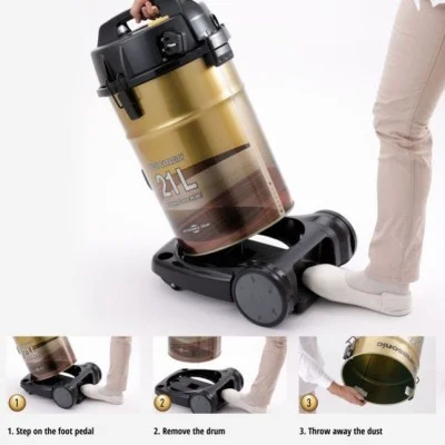 Panasonic Detachable Drum Vacuum Cleaner 2400 Watts 21 Liters